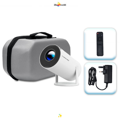 Mini Proyector Portátil HD IlluWorld – Cine en Casa Compacto